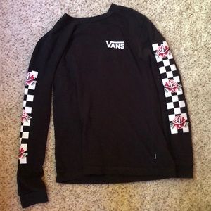 vans floral long sleeve